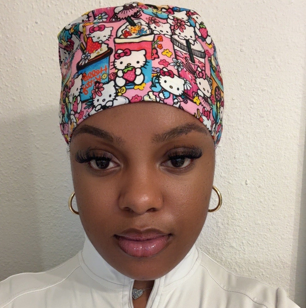 HK Tie Back Scrub Cap
