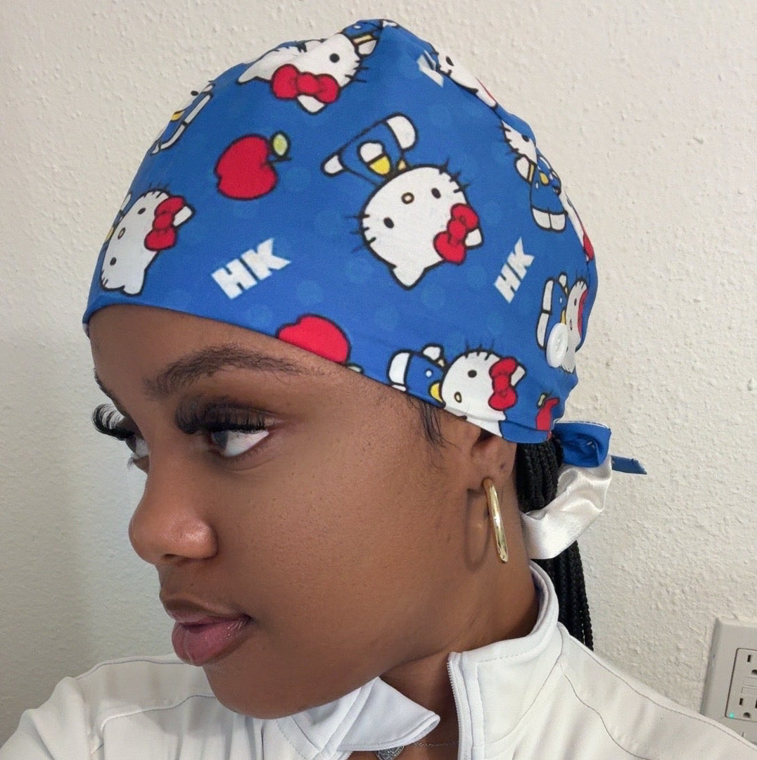 HK Tie Back Scrub Cap