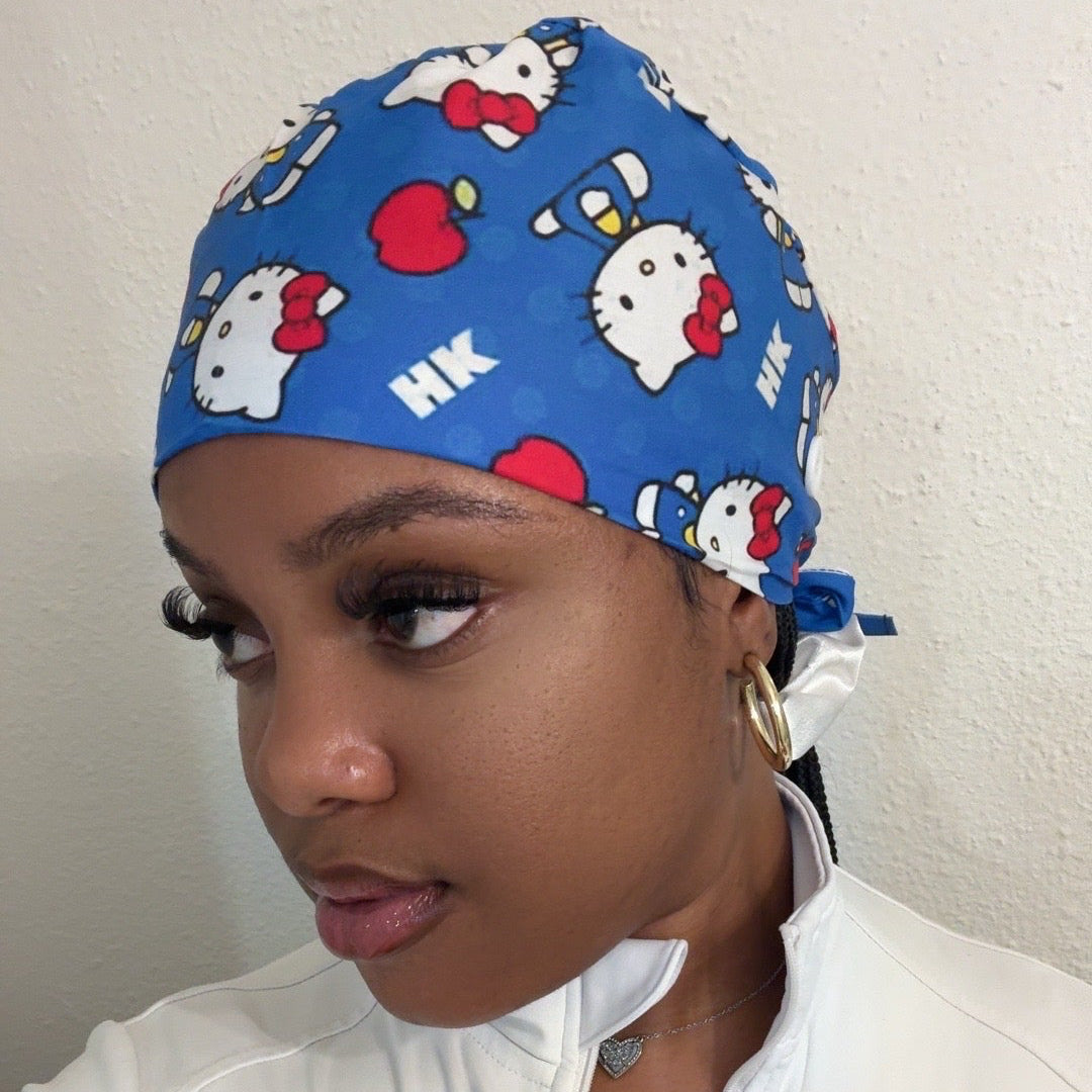 HK Tie Back Scrub Cap