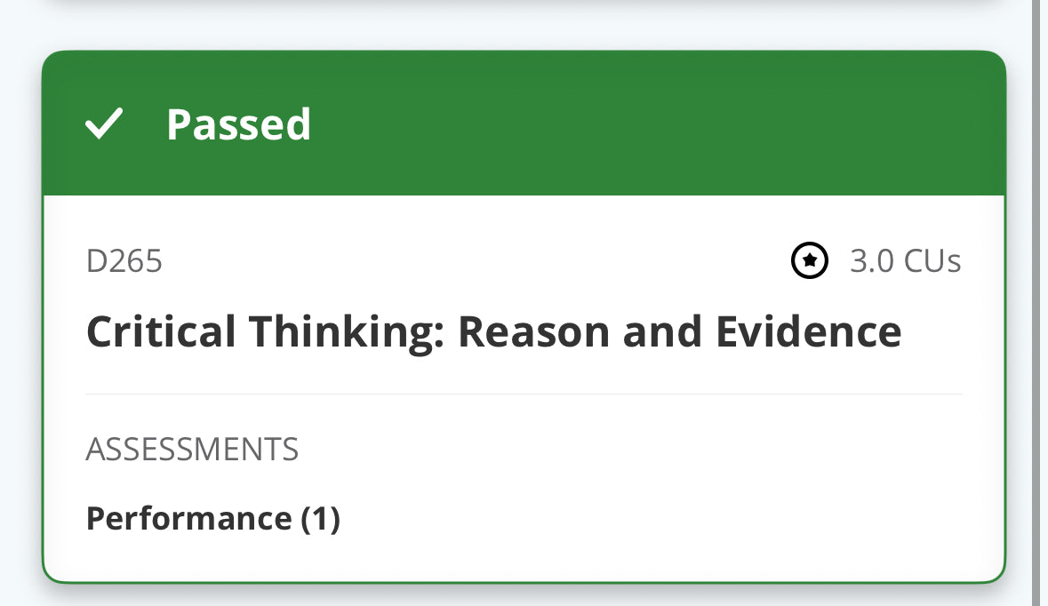 Critical Thinking Notes